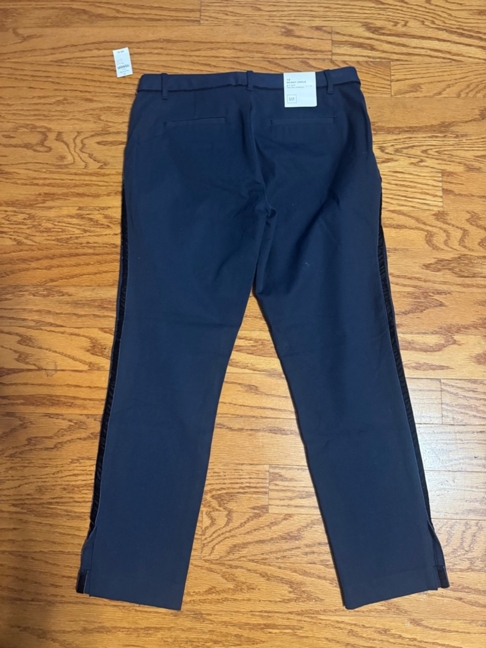 Gap new Skinny Ankle Mid Rise Two Way Stretch Navy Pant slacks 10 women’s - Picture 2 of 9